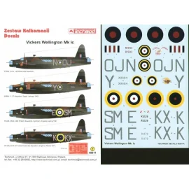 Vickers Wellington Mk.Ic (4) R1593 OJ-N 149 East India Squadron X9684/Y 37 Squadron Egypt 1942 R1228 SM-E 305(Polish) Squadron S