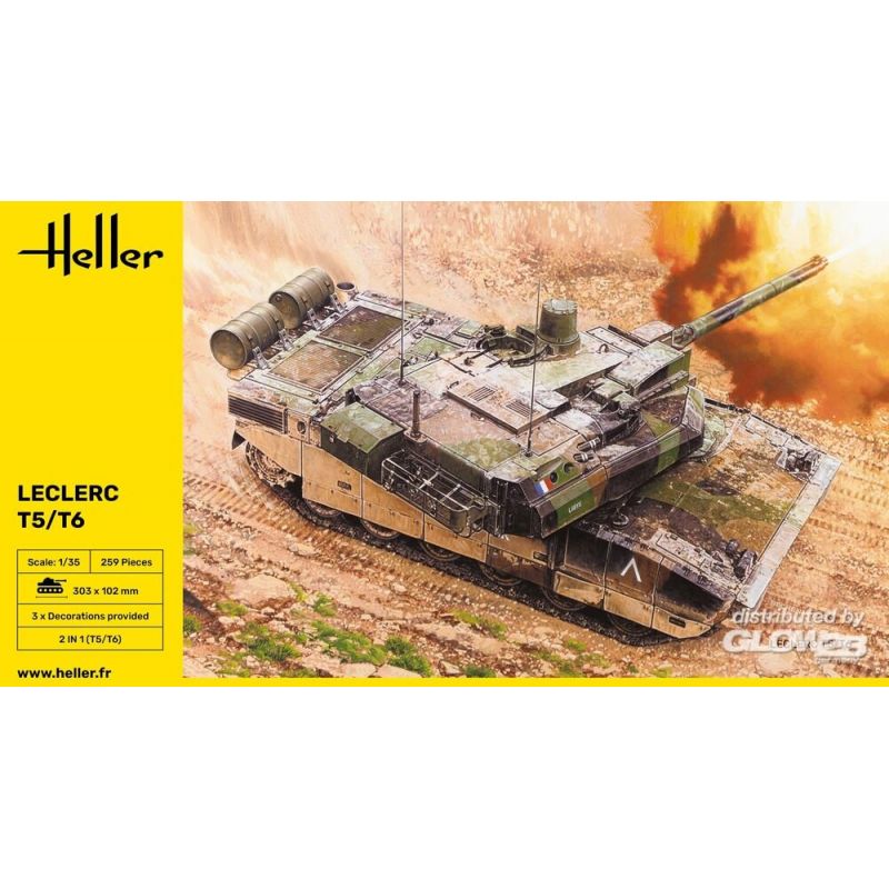 Leclerc T5/T6 1:35 (2023 release) Heller