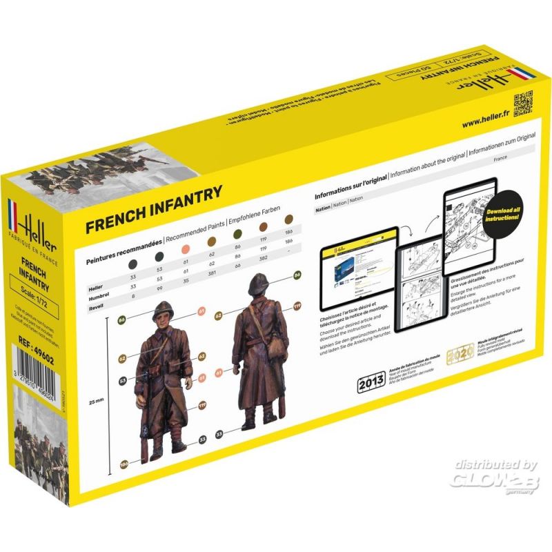 French Infantry Kit Historical figures