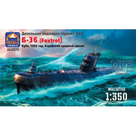 U-Boot Projekt 641 Cuban Crisis 1:350 Model kit