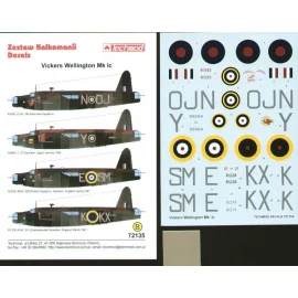 Vickers Wellington Mk.Ic (4) R1593 OJ-N 149 East India Squadron X9684/Y 37 Squadron Egypt 1942 R1228 SM-E 305(Polish) Squadron S