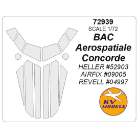 BAC/Aerospatiale Concorde (HELLER 52903 / AIRFIX 09005 / REVELL 04997) HELLER / AIRFIX / REVELL 