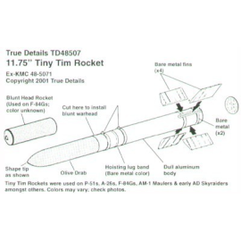 Ordnance US Tiny Tim rocket 