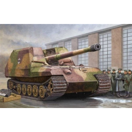 German Geschutzwagen Tiger Fur 17cm K72 Model kit