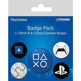 PLAYSTATION - Everything to play for - Pack 5 Badges 