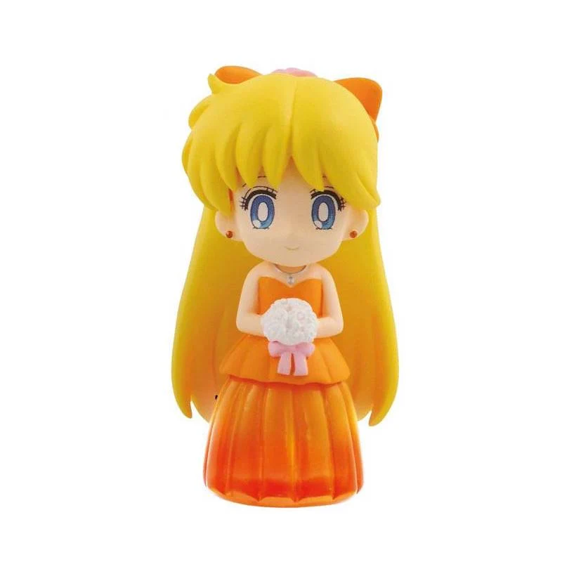 SAILOR MOON - Clear Colored Sparkle Dress Figure - Sailor Venus - 6cm Figurine