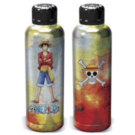 ONE PIECE - Map - Insulated Stainless Steel Bottle - 515ml 