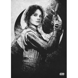 ROGUE ONE MORALITY - Magnetic Metal Poster 45x32 - Jyn 
