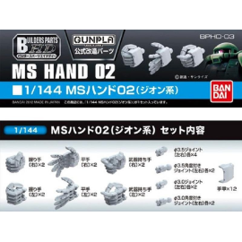 GUNDAM - Builders Parts HD 1/144 MS Hand 02 Zeon - Model Kit Gunpla