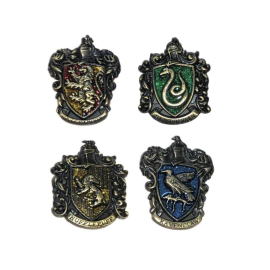 HARRY POTTER - The 4 Houses - Pack of 4 Metal Pins 