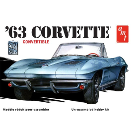 Plastic model car Chevrolet Corvette convertible 1963 1:25 Model kit