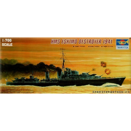 HMS Eskimo (F75) Tribal Class Destroyer 1941 Model kit