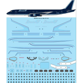 Ultra Mercury Blue Boeing 727-200 