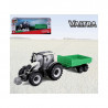 VALTRA WITH WOOD TRAILER - FRICTION TRACTOR Die cast farm