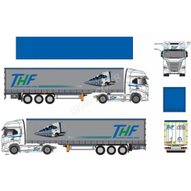 IVECO S-WAY TAUTLINER "THF" TRAILER Die cast truck