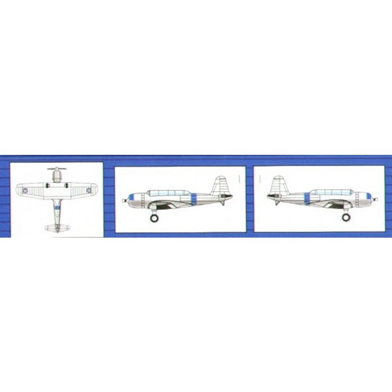 1/350 SB2U Scout Aircraft Set for USS Saratoga (6/Bx)