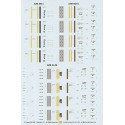 US Air-to-Air Missile Markings for AIM-9B/D/G/J/L/M and AIM-7E-2/M. Now you can smarten up the missiles on your model with authe