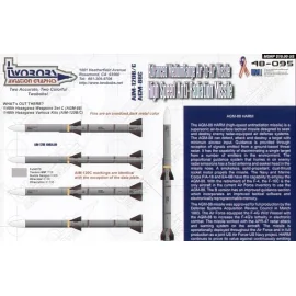 Missile Markings for AGM-88 HARM and AIM-120B/C AMRAAM