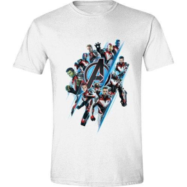 AVENGERS ENDGAME - Logo & Characters T-Shirt (XXL) 