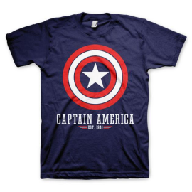 CAPTAIN AMERICA - Navy - T-Shirt 
