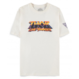 MARVEL - Thor: Love and Thunder - Men's Logo T-Shirt White 