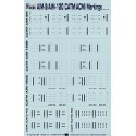 Decals Markings for AIM-9/AIM-120 CATM/ACMI Missiles