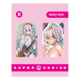 Super Sonico pack 2 pins Set B