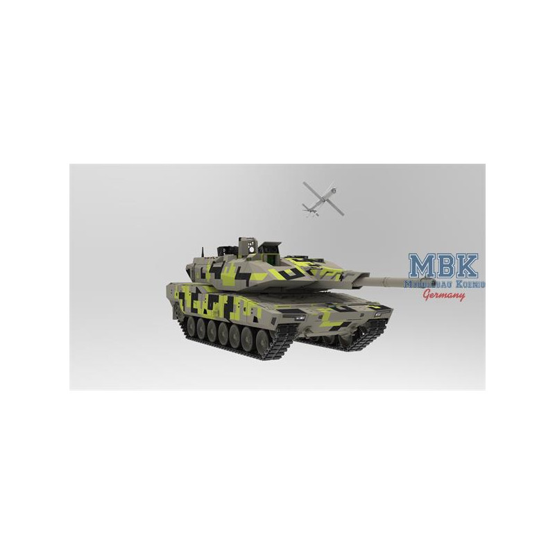AMUSING HOBBY: 1/35; KF51 Panther 4th Generation MBT Military model kit