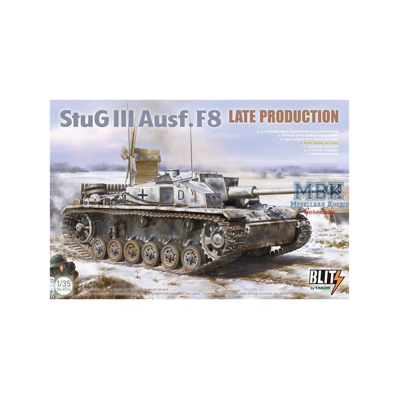 StuG III Ausf. F8 Late Military model kit