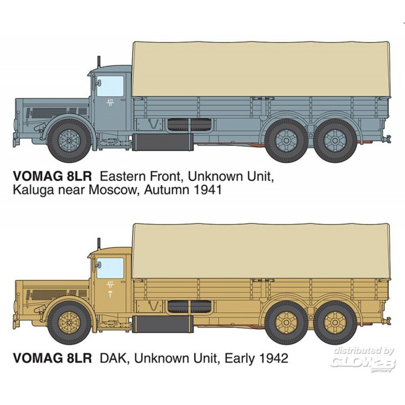 Vomag 8 LR LKW WWII German Heavy Truck Roden