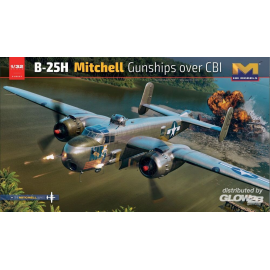 B-25H Mitchell Gunship Over CBI Model kit