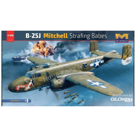 B-25J Mitchell Strafing babes Model kit
