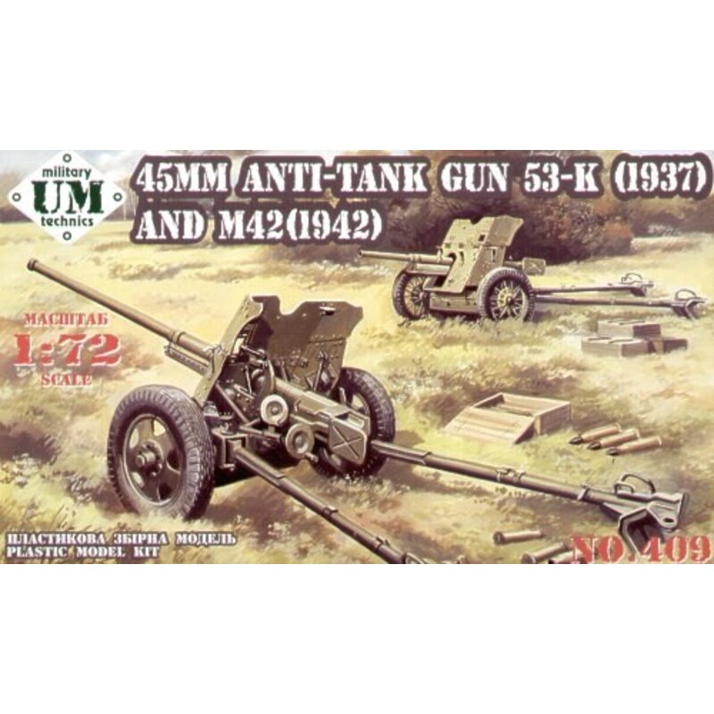 45MM Anti-Tank Gun 53-K(1937) and M42 (1942)