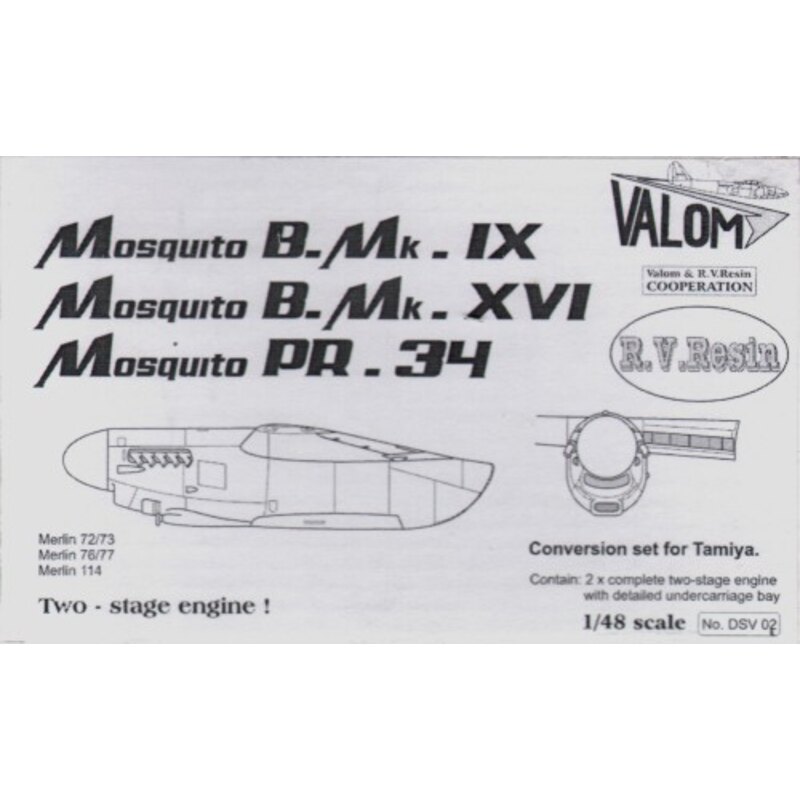 de Havilland Mosquito Mk.IX/Mk.XVI and PR 34