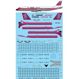 Pomair Ostend Douglas DC-8-32 laser decal with screen print details - (designed to be used with for X-Scale kits) [DC-8-32] 