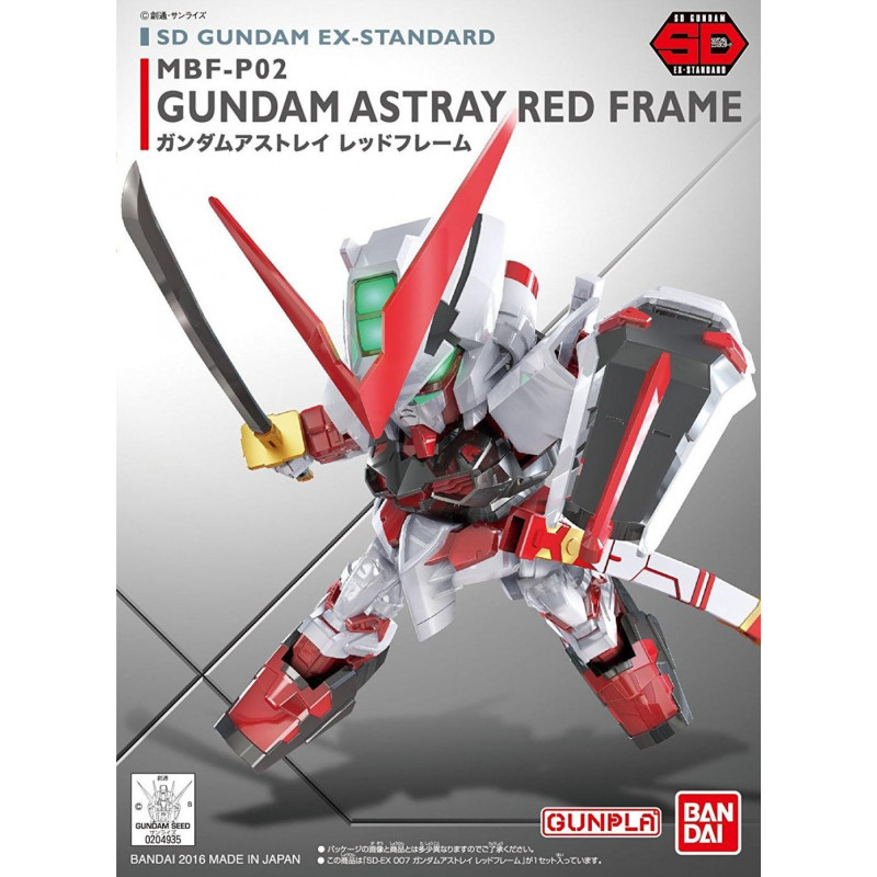 GUNDAM - SD Gundam Ex-Standard Gundam Astray Red Frame - Model Kit Gunpla