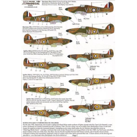 Decals Battle of Britain 70th Anniversary 1940-2010 RAF (5) Hawker Hurricane Mk.I P2923 VY-R 85 Squadron F/O A.G.Lewis July 1940