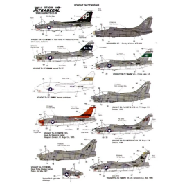 Decals Vought TA-7C Corsair Twosair (10) 156801 Twosair Prototype 154464 Second Vought TA-7C 156768 FLIR Test Naval Air Weapons 