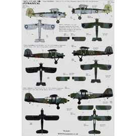 FAA 815 RNAS 1942-2009 (11) Fairey Swordfish L7648/X NAS Heliopolis HS180 S6-B NAS Dekhelia both Egypt 1942 Albacore I X8977 S5-