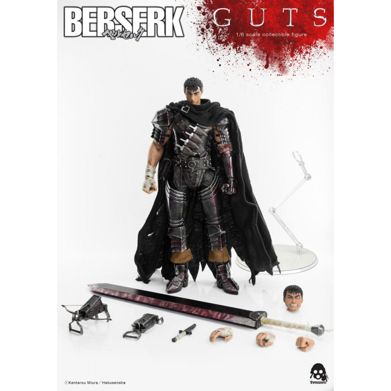 Berserk Figures - 25cm Armor Black Swordsman Action Figure Model