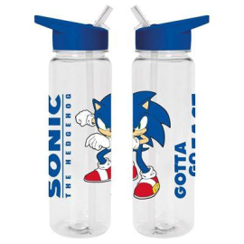 SONIC - Gotta Go Fast - Plastic Water Bottle 