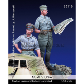 WWII SS AFV CREW Figures