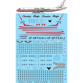 Decals Canadian Pacific (delivery) Douglas DC-8-43 