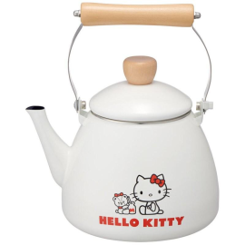 HELLO KITTY - Tiny Chum - Enamel teapot 