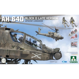 TAKOM: 1/35; AH-64D Attack Helicopter Apache Longbow Block II Late Version Helicopter model kit