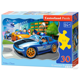 Police Chase, 30 Piece Puzzle 
