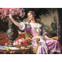 Lady in Purple Dress, W.Czachorski Puzzle 3000 Piece 