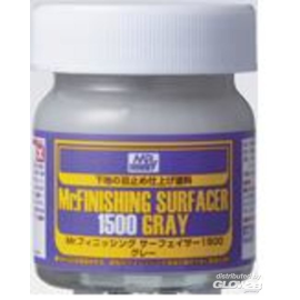 Mr Hobby -Gunze Mr. Finishing Surfacer 1500 Gray (40 ml) 