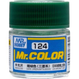Mr Hobby -Gunze Mr. Color (10 ml) Dark Green (Mitsubishi) 