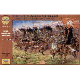 Polish winged Hussars XVII AD Figures